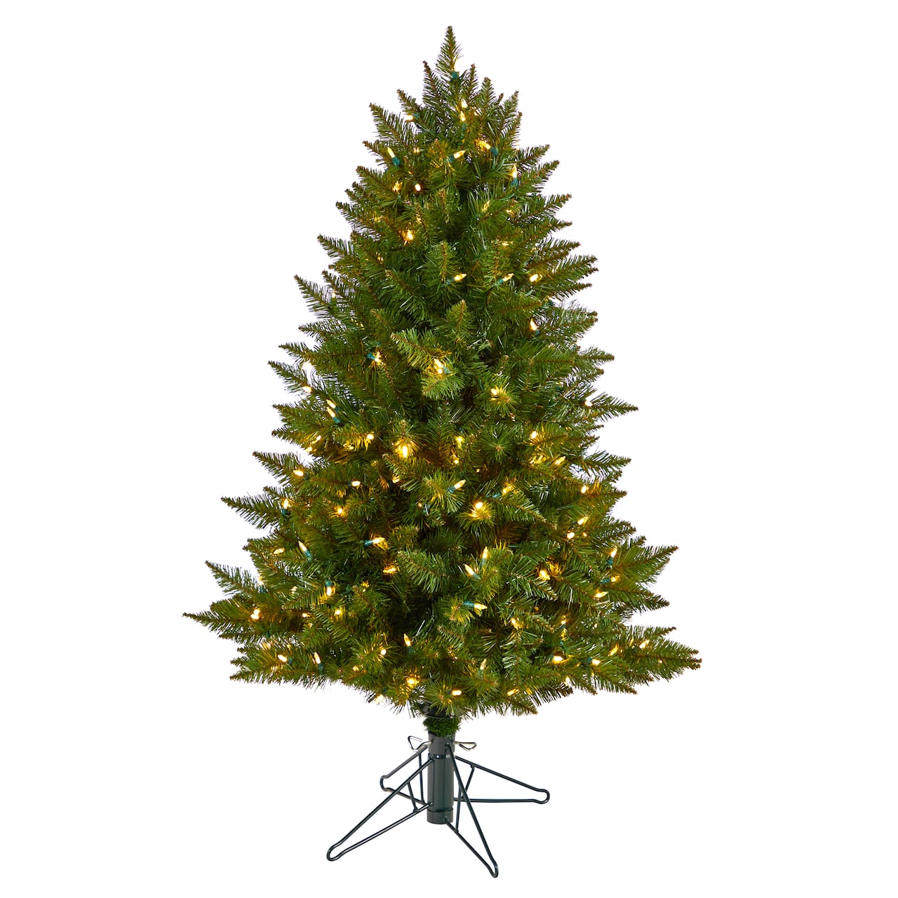 4ft. Pre-Lit Vermont Spruce Artificial Christmas Tree, Color Changing LED Lights